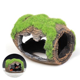 LKCCTK Aquarium Barrel Cave Small Ornament Resin Playground Tropical Fish Insects Amphibians Decor Aquarium