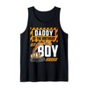 vehicle construction excavator Daddy of the Birthday Boy Tank Top