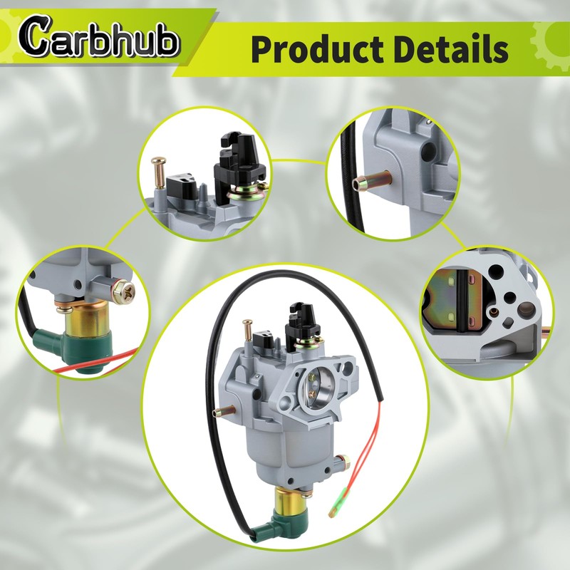 Carbhub Carburetor for Powerland PG3D10000E PD10000E PDW210E PD6500E PD3G6500E PD8500E