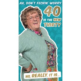 Mrs Brown's Boys Age 40 Birthday Card