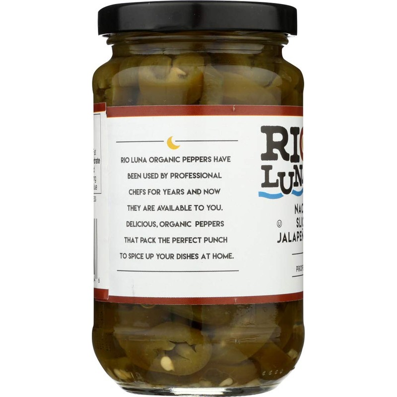 Rio Luna, Jalapenos Nacho Sliced Organic, 12 Ounce