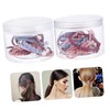 Vaguelly 24Pcs Pearl Hair Tie Ponytail Holders with Beads for