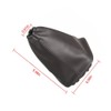 TEAMWILL PU Leather Gear Stick Shift Gaiter Boot Black Cover
