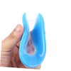 PACKOVE 2pairs U-Shaped Silicone Heel Cups Shock-Absorbent Foot Care Pads