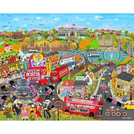Ceaco - London Dogs - 1000 Larger Sized Piece Jigsaw Puzzle