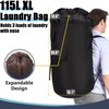 Laundry Bag Backpack 115L, College Laundry Backpack with Straps, Laundry