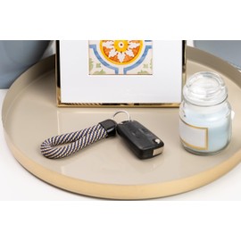 Schlüsselanhänger (gold/blau)