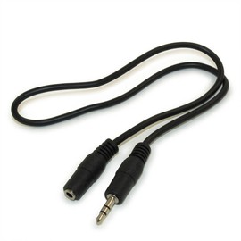 Electronics123.com, Inc. 1.5ft 3.5mm Mini-Stereo TRS Male to Female Speaker/mp3 Extension Cable