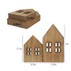 Generic House Shaped Wooden Sign Block Farmhouse Home Sign Cut