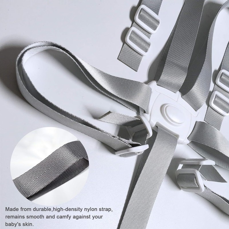 USTNIR 1 x 5-point safety belt, high chair, multifunctional child