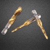 6pcs HSS Countersink Tap Drill Bit Set Metric Thread Tap