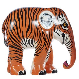 ELEPHANT PARADE Limited Edition Replica Elephant - Tigerphant (10cm)