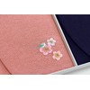 Crepe Reiki Japanese Embroidered Gold Seal Set (Plum / Orchid)
