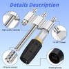 Three-in-one Adjustable Downstream Soft Wash Nozzle, M5 Twist Nozzle soft
