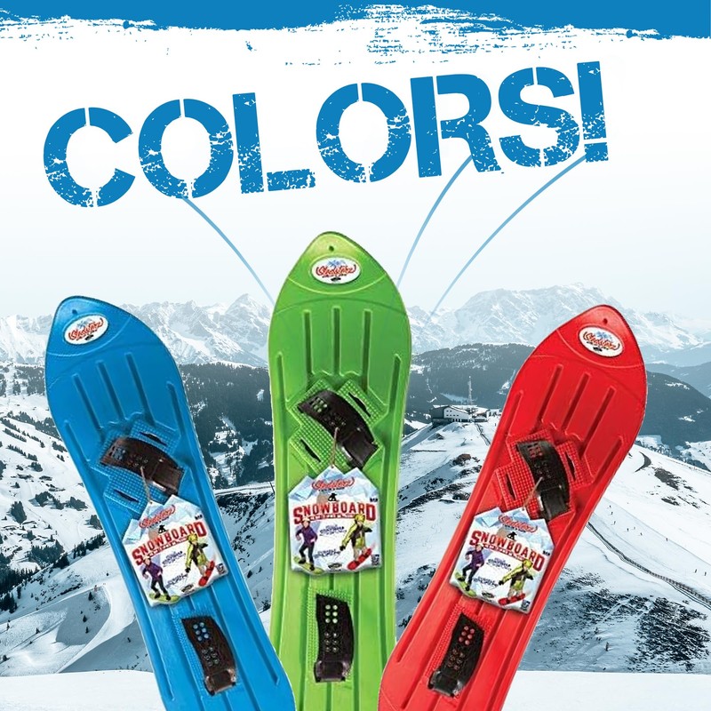 The Original Sledsterz Snowboard by Geospace: Blue