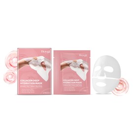 Deep Moisturizing Face Mask With Vitamin B5, Hyaluronic Acid, And Hydrolyzed Collagen, Improve Skin Elasticity And Tighten Skin