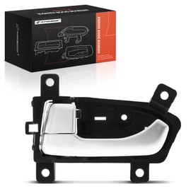 A-Premium Front or Rear Left Driver Side Interior Door Handle Compatible with Kia Sportage 2011-2016, Black Housing with Silver Lever, Replace# 82610-3W000, 826103W000