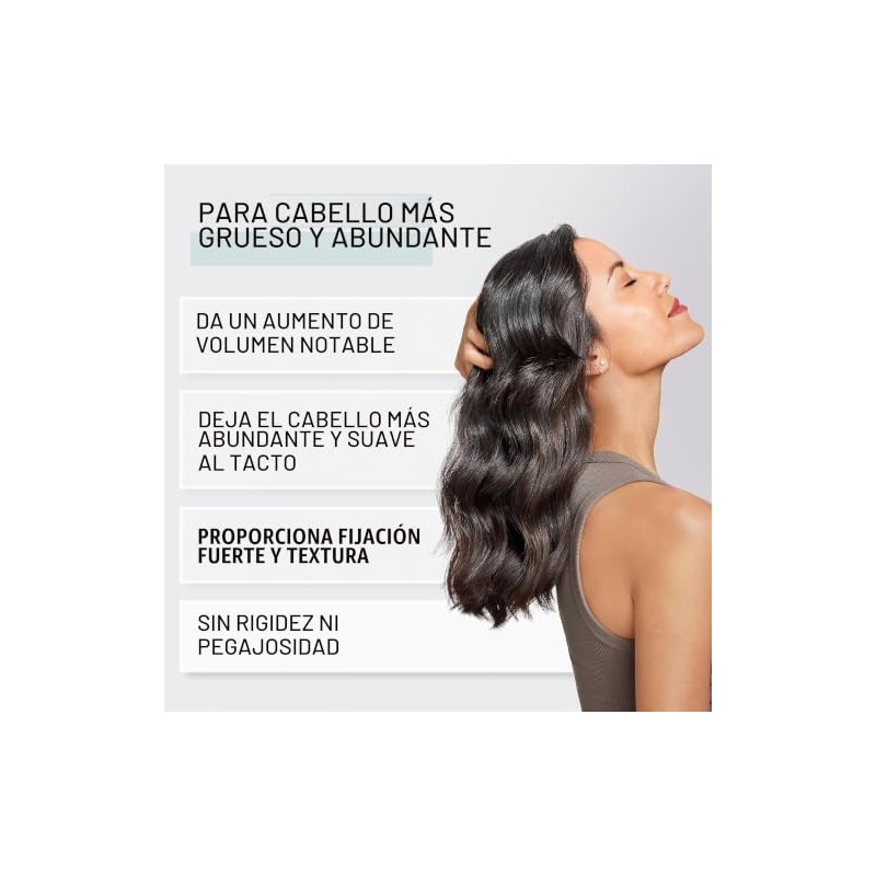 Nioxin Gel para engrosar el cabello 3D, fuerte sujeción y