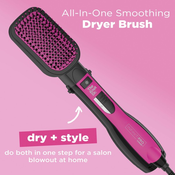 Conair Conair The Knot Dr. All-in-One Smoothing Dryer Brush, Hair