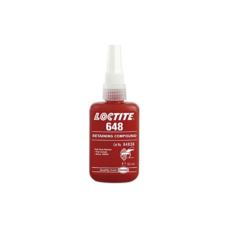 648 Retaining Compound 50 mL Bottle, Green