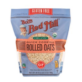 Bob's Red Mill Gluten Free Organic Quick Cooking Oats, 28 OZ