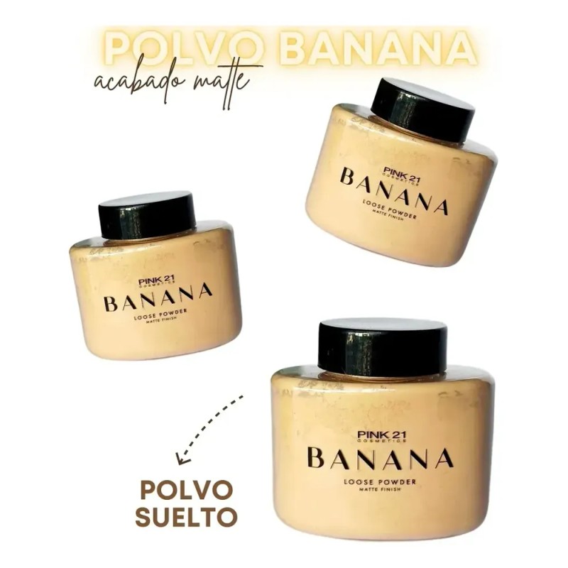 Polvo Translucent Setting Powder Pink 21 Banana