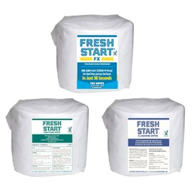 FRESH START® Multipurpose Wet Wipes – 3x Variations: Sanitizing, Cleansing, and FX-Disinfecting Wipes, Ideal for Home, Gym, Office, and Commercial Use (FX-Disinfecting 700/Roll, 2,800/Case)