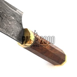 DAM-9747 Custom Handmade Damascus steel 12 Inches Chef Kitchen Knife