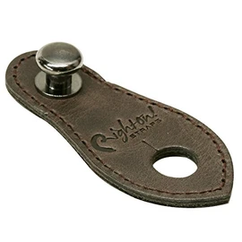RightOn! STRAPS Guitar Strap, STRAP LINK ENDPIN JACK, Brown