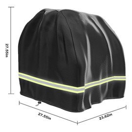 ZUDKSUY Miter Saw Protective Cover Black 600DPU Oxford Fabric (27.5 * 23.6 * 27.5in) Suitable for Most Miter Saw Machine Tools Prevent Table Saw Rust, Waterproof and Dustproof