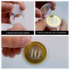100Pcs 30mm Clear Coin Capsules Case Coins Holders Specie Organizer