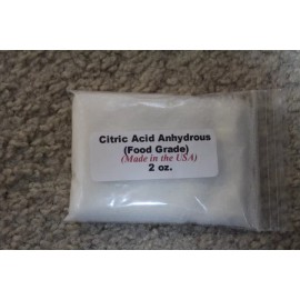 Unbranded 2 oz. Citric Acid - Food Grade - Non GMO - 100% Pure
