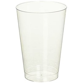Clear Plastic Tumblers (Pack of 20) - 12 Oz. | Chic Design, Perfect Drinkware For Weddings, Parties, Events, Special Occasions, Everyday Use, & More
