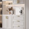 Goldenwarm 20 Pack 6-1/4 inch Gold Kitchen Cabinet Handles Brushed
