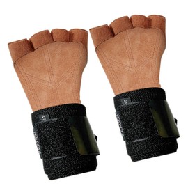 Sosoport 1 Pair Compression Wrist Support Brace for Carpal Tunnel Half Finger Gloves Non Slip Design Palm for Weightlifting and Fitness Training