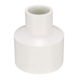 sourcing map 40mm x 20mm PVC Reducing Coupling Hub by Hub Pipe Fitting Adapter Connector 2pcs