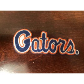 UF Florida Gators Vintage Embroidered Iron On Patch 3.75” X 1.5” NICE QUALITY