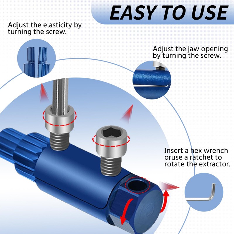 2PCS Broken Pipe Extractor Tool, Stripped Screw Extractor, Broken Faucet