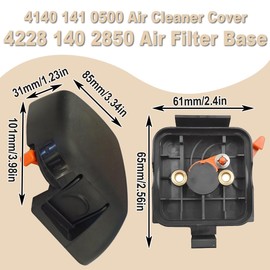 Qiuwanzia 4140 124 2800 Air Filter Cover for Stihl FS55R FS38 FS45 FS46 FS55 FS55C FS55RC HL45Z HL45DZ KM55R Hedge Trimmers Brushcutters KM55C KM55RC KM55CE KM55RCE Engine Parts 4140 141 0501