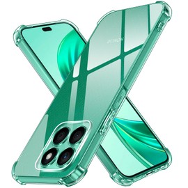 ivoler Klar Silikon Hülle für Honor X8b mit Stoßfest Schutzecken, Dünne Weiche Transparent Schutzhülle Flexible TPU Durchsichtige Handyhülle Kratzfest Case Cover