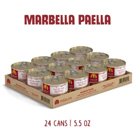 Weruva Classic Dog Food, Marbella Paella with Mackerel & Pumpkin in Aspic, 5.5Oz Can (Pack of 24)