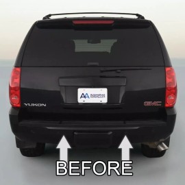 Automotive Authority LLC CHROME REAR BUMPER TRUNK TRIM MOLDING For 2007-2014 GMC YUKON / YUKON XL