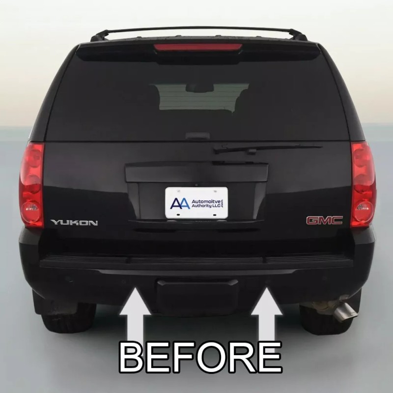 Automotive Authority LLC CHROME REAR BUMPER TRUNK TRIM MOLDING For