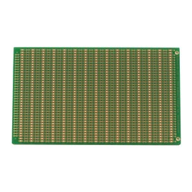 BB3U BusBoard-3U, Zig-zag Busses, 1 Sided PCB, Soldermask, Accepts DIN Conn., 3.94 x 6.30 in (100 x 160 mm)