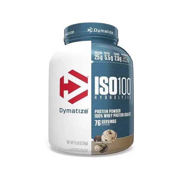 Suplemento En Polvo Dymatize Iso-100 Proteína Sabor Cookies & Cream