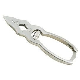 MedixPlus Podiatrist Nail Nipper Straight Tip Double Action Stainless Steel Clipper Heavy Duty for Thick toenails