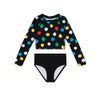 Kanu Surf River Langarm-Rashguard für Mädchen, LSF 50+, zweiteiliges Schwimmset,