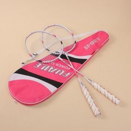Bean heart red bean heart Bag 2-piece set, Badminton racket, Badminton racket, Lightweight Pink / 가방 2p세트 배드민턴 라켓 배드민턴채 가벼운 핑크