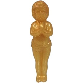 LA TIENDITA ESSENTIALS Golden Ceramic King Cake Baby Approx. 50 pcs. (4.25 oz)