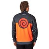 Bioworld Naruto Shippuden Mens' Uzumaki Symbol Team 07 Kakashi Full-Zip